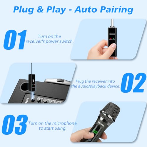 Universal Rechargeable Handheld Wireless Microphone