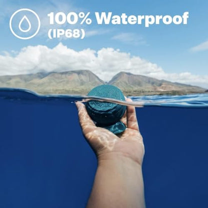 Speaqua – Bluetooth Speaker-Waterproof, Durable w/Built-in Storage (2,000 Songs) - Dual Wireless Speaker Pairing – Portable Bluetooth Speaker - Barnacle Pro 2.0 - Manta Ray Black - color: MantaRay Black