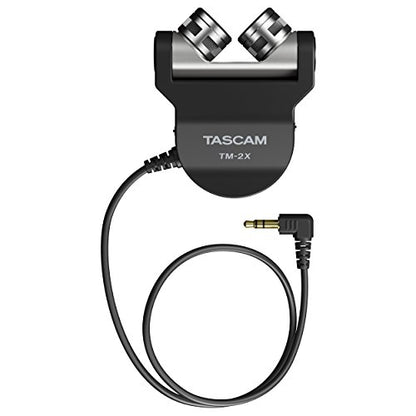 Tascam TM-2X Stereo X-Y Microphone for DSLR Cameras ,Black