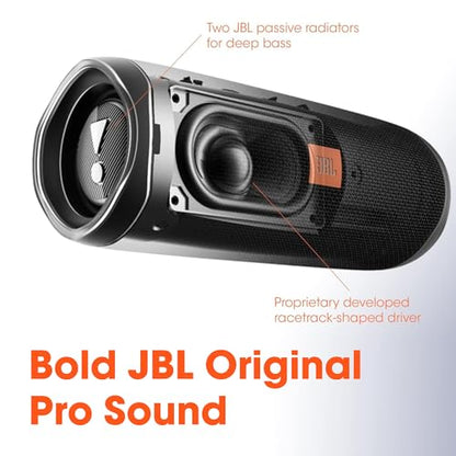JBL Flip 5 (Blue) + Bundle with divvi! Protective Hardshell Case - color: Blue