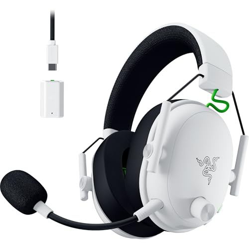 Razer BlackShark V3 Wireless Xbox Gaming Headset, 50mm Drivers, White - color: White, style: Xbox