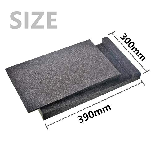 1 Pack High Density Acoustic Foam Studio Monitor Isolation Pads 300mm x 390mm