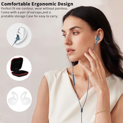 USB C Earbuds Wired Headphones for iPhone 18 Pro Max 17 16 17e,Blue - color: Blue