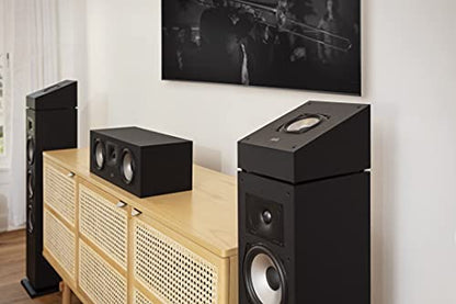 Polk Audio Monitor XT90 Height Speaker Pair for 3D Sound, Midnight Black - style: Hi-Res Height Speaker (XT90)