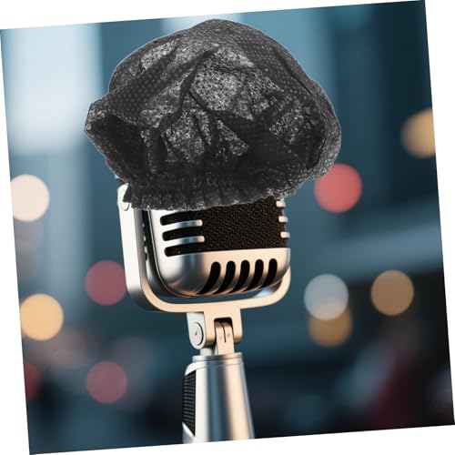 TOYANDONA 200pcs Mic Windscreen Protectors Disposable Covers Microphone Case Soundproofing for Studio Use Easy Replacement