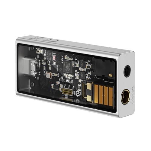Questyle M15C Portable Headphone Amplifier USB-C Adapter | 3.5mm and 4.4mm Outputs DAC,PCM 384kHz/32bit | DSD256,High Resolution Lossless Audio Adapter for Android/iOS System/PC