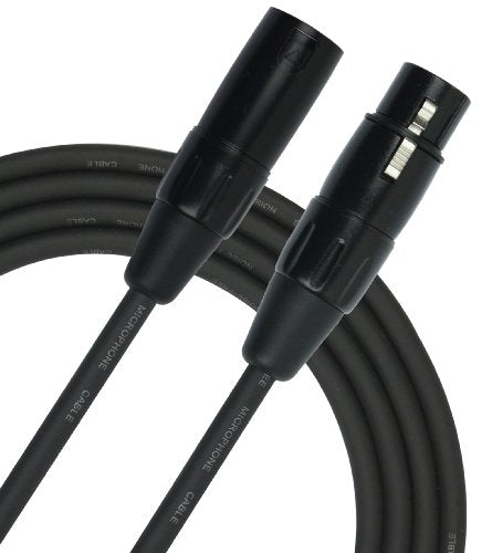 Kirlin Cable MPC-270-10/BK - 10 feet - XLR to XLR Microphone Cable Black PVC Jacket - size: 10 feet