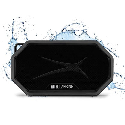 Altec Lansing Portable Bluetooth Speaker HYDRAMINI 2.0, IP67 Waterproof, Portable Speaker, 12h Playtime, Wireless Pairing, USB-C Quick Charge, Magnetic Bluetooth, Voice Assistant Integration - color: Black