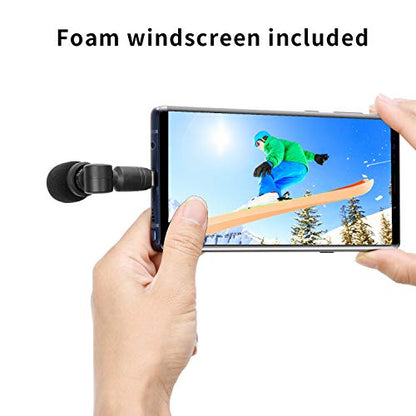 Saramonic SmartMic UC Mini Ultra-Compact Omnidirectional Condenser USB-C Microphone for iPhone 15, Android Mobile Devices, new iPad, Computers & More - size: Mini USB-C