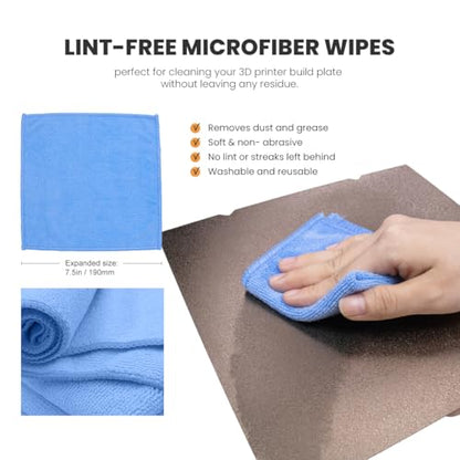 3D Printer Tool Kit with Nozzle Cleaner, PTFE Tube & Deburring Tools | Complete FDM printer maintenance kit with precision tools to clean nozzles, remove supports and improve print quality.