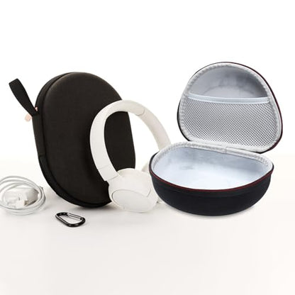 Headset Storage Box with Handle, Hard Protective Carrying Case for Over-Ear Headphones, Portable Headset Protection Holder for Traveling and Daily Use