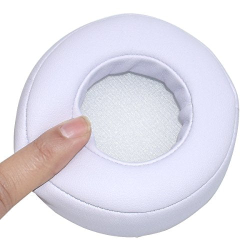 Alitutumao Replacement Earpads Ear Cushions Ear Cups Repair Parts for Monster Beats by Dr. Dre Pro Detox Headphones Memory Foam Ear Pads (White Earpads) - color: White Earpads