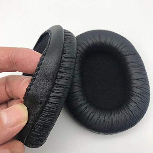 Replacement Headphone Earpads Ear Pads Cushions Compatible with Sony MDR-7506,MDR-7806,MDR-V6,MDR-CD900ST Headset (Black) - color: Black
