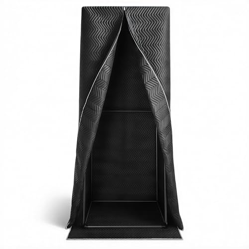 Portable Vocal Booth, 720° Echo-Free Recording Studio, Pro Black | Detachable，Delivers clean dry vocal audio, Perfect for podcasting music, Ideal pro studio gear