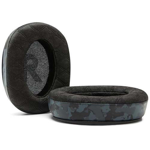 WC Freeze G Pro X - Angled Cooling Gel Earpads for Logitech Gpro X | Made by Wicked Cushions | Extreme Comfort, Angeled Design, New Freeze V2 Cooling Fabric, Extra Thick | Black Camo - color: Black Camo