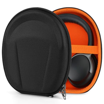 Geekria Shield Headphones Case Compatible with Bose QC Ultra/45/35 Gaming/35 II, 700, Replacement Protective Hard Shell Travel Carrying Bag with Cable Storage (Black) - color: Black