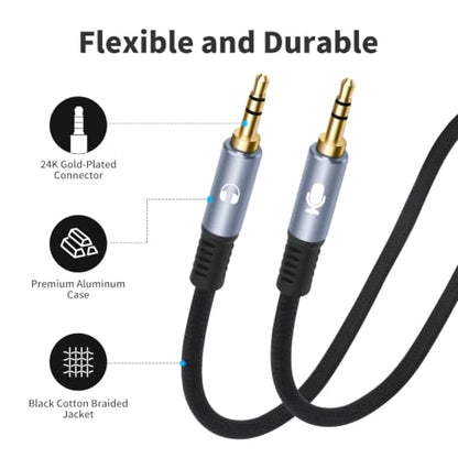 1/8" TRS Stereo Splitter Cable for Headphone, PC Laptop, Perfect for Switching or Two Sets of Speakers (1/8" TRS Stereo Female to Dual Male, 6.6FT-Splitter 20cm) - size: 6.6FT-Splitter 20cm, style: 1/8" TRS Stereo Female to Dual Male