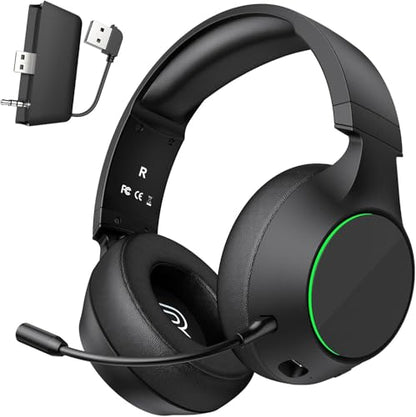 X4 70H Wireless Gaming Headset with Mic for Xbox Series X|S Xbox One PS5 PC | 2.4GHz Low Latency, Bluetooth 5.3, ENC Noise Canceling Mic, Gaming Headphones for PS4 Mac Switch