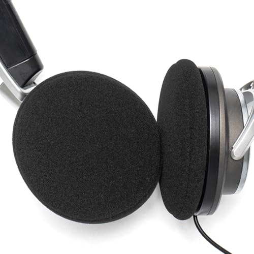 Universal Foam Ear Pads Cushion 70mm,2.76", 5Pairs Premium 4-5mm Thickness High Density Foam Headphone Earpads for Music, Gaming, Office & Call Center Headsets