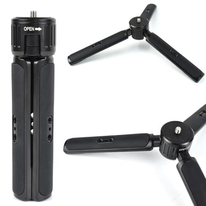 Aluminum Heavy Duty Mini Tripod, Desktop Tabletop Stand Tripod for DSLRs Gimbals, Zhiyun Weebill/Crane/Lab, DJI Ronin S/SC/RS/RSC Series, Osmo Mobile, Gimbal Handle Grip Stabilizer