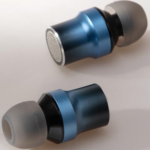 TINHIFI C0 with Microphone and All Aluminum Alloy Open Earbuds - Stunning with DAC in Ear HiFi Sound and Gaming, Suitable for Women, Men, and Children (Blue Black Gradient, C0 3.5MM No Mic) - color: Blue black gradient, size: C0 3.5MM No Mic
