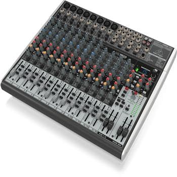Behringer XENYX X2222USB Premium 22-Input 2/2-Bus Mixer, Bundle With 2x H&A XLR M to F Cable 25'