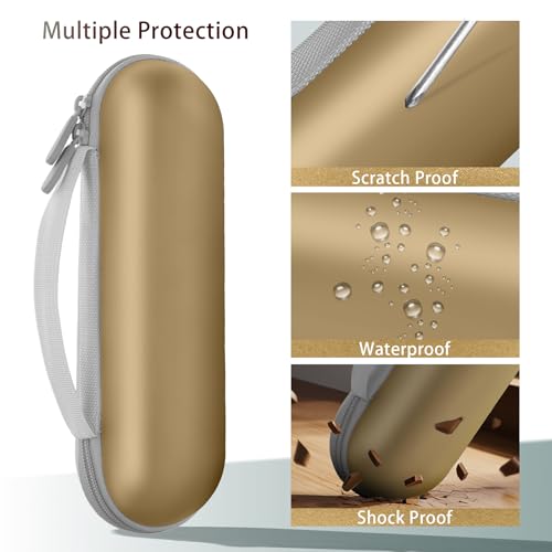 Aenllosi Hard Case for Beats Pill - Speaker Champagne Gold | EVA case construction, Water-resistant design, Dust-resistant design, Case only - color: Gold