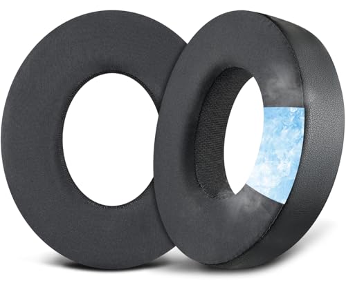 SOULWIT Cooling Gel Earpads Replacement for Turtle Beach Elite Pro 2/Elite Atlas Pro Headsets, Ear Pads Cushions with Ice Silk Fabric, High-Density Foam - Black