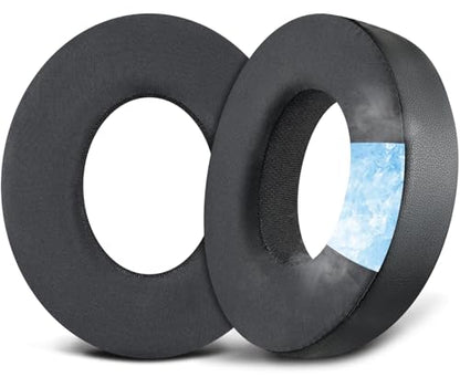 SOULWIT Cooling Gel Earpads Replacement for Turtle Beach Elite Pro 2/Elite Atlas Pro Headsets, Ear Pads Cushions with Ice Silk Fabric, High-Density Foam - Black
