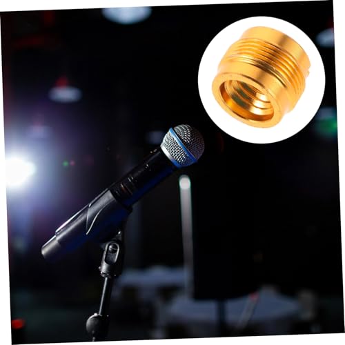 ibasenice 8pcs Microphone Clip Converter Set to Male Thread Adapter Shock Mount Holder for Secure Microphone Stand Setup Dampening Design Easy Installation