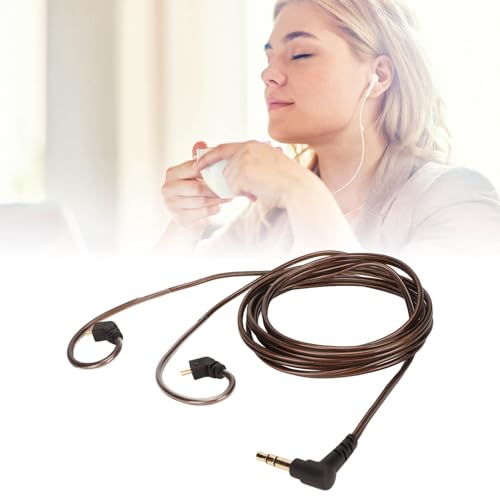 SUNGOOYUE 120cm Bronze 2 Pin 0.78mm Headphone Cable for UE, CCA, TRN, QDC and Other Compatible Earphones