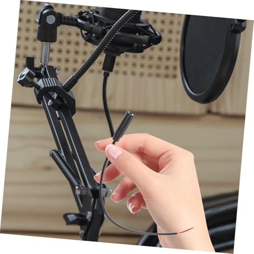 10pcs 3.5mm Female Plug to Bare Wire Audio Cable Coiled Aux Cable for Headphones Earphones Microphone Repair