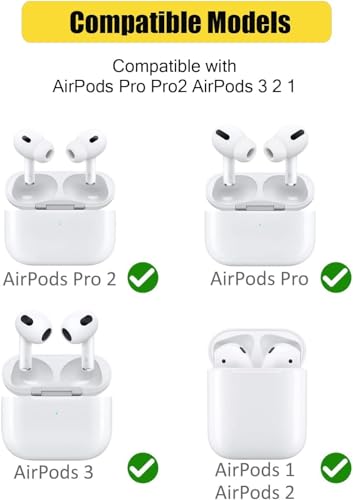 3 Pairs Ear Hooks for AirPods Pro 3 (2025) AirPods Pro 2/1 AirPods 3/2/1 [360° Rotatable Multi-Dimensional Adjustable] Silicone Soft Anti-Slip Sports Clamp (Transparent & Pink & White) - color: Transparent & Pink & White