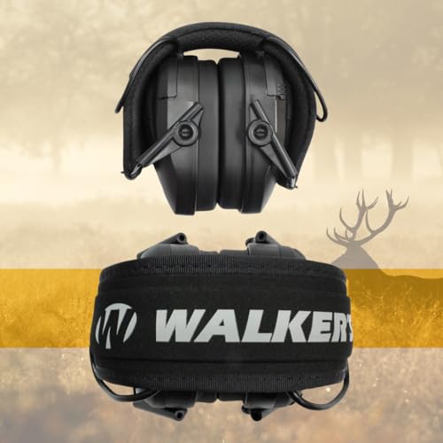 Walker's Razor Slim Electronic Earmuffs | Protective Case - color: Molon