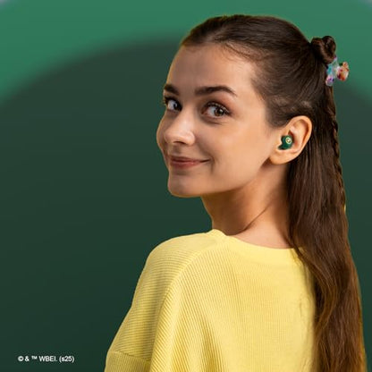 iJoy Harry Potter Slytherin Wireless Bluetooth Earbuds with Charging Case, Built-in Mic, 30 Hr Playtime, Officially Licensed | Harry Potter Gifts for Women, Men, Teens, Kids & All Fans of Slytherin - color: Slytherin