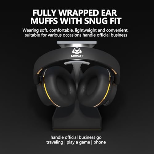 H8 BT 5.4 ANC Noise Cancelling Over-Ear Wireless Headphones (Black) | Deep Bass,120H Playtime,Foldable,High-Protein Ear Pads,1.5m 3.5mm AUX Cable,for Driving,Office,Travel,Online Class - color: Black