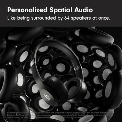 Beats Solo4 with AppleCare+ for Headphones (2 Years) - Matte Black - color: Matte Black, style: With AppleCare+