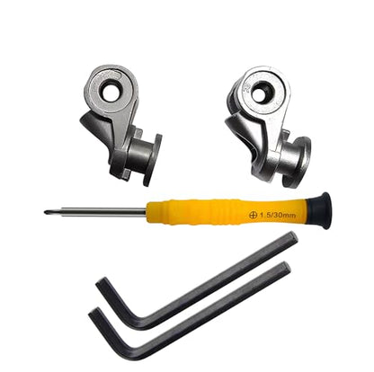 for QuietComfort 35 I II Metal Hinge Swivel as Same as The OEM QC35 Hinge Replacement Parts Accessories for Bose QuietComfort 35/QuietComfort 35 II/QC35/QC35 II/QC45/QC25 (Hinges-Silver)