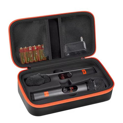 Microphone Storage Bag Lightweight Design & Shockproof Interior Padding Carrying Bag for Mics Outdoor Case