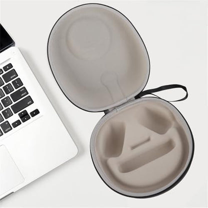 Water Hard Shell Travel Carrying Bag for Headset Case Convenient Storage Bag for Outdoor Activities PUEVApolyester 22 * 21 * 10cm