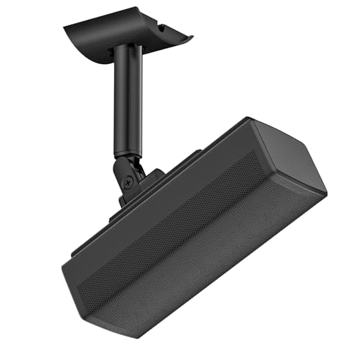 Angle Adjustable Speaker Mount for Bose Speaker Wall Mounts - Wall & Ceiling Mount for Bose UB-20 Series II, SoundTouch, CineMate, Lifestyle, Acoustimass, Cube Surround Sound Speakers Bracket, Black - color: Black