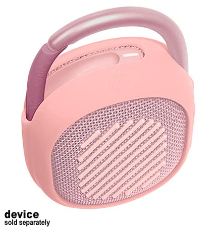 GETGEAR Silicone Cover Compatible with Clip 4 Portable Speaker(Pink) - color: Pink