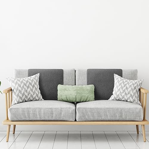 Frienda 2 Pieces Recliner Headrest Covers Sofa Headrest Protector for Recliner Chair Couch Furniture Non Slip for Living Room(Dark Gray) - color: Dark Gray