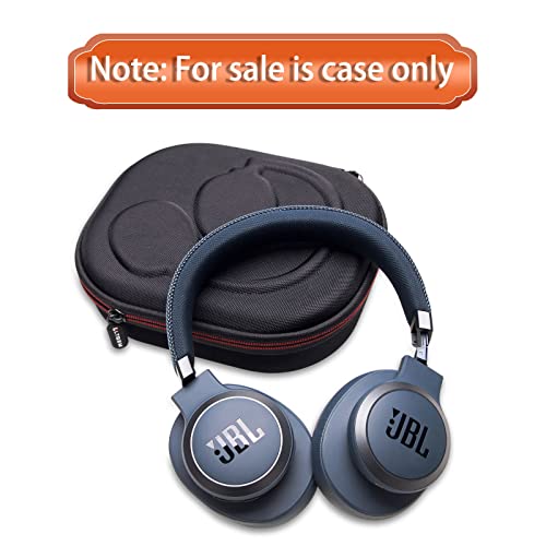 Case for JBL Tune 770NC/510BT/720BT/520BT/670NC/520C Headphones Blue | Hard Carrying Travel Case for JBL Live 770NC/670NC/680NC/780NC Headphones - color: Black+Blue