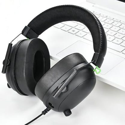 Defean Cooling Gel Earpads for Razer BlackShark V2/V2 Pro Headset | (Does Not Fit BlackShark V2 Pro 2023 Edition Model) Added Thickness High-Density Noise Isolation Foam