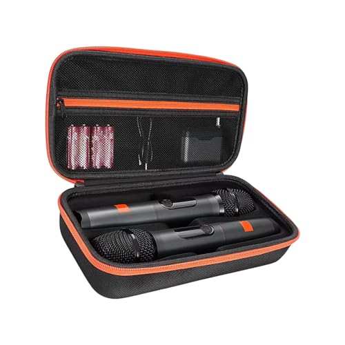 Portable Carrying Case with Padded for 2 Microphones & Outdoor Gear Minimalist Mics Storage for Musicians