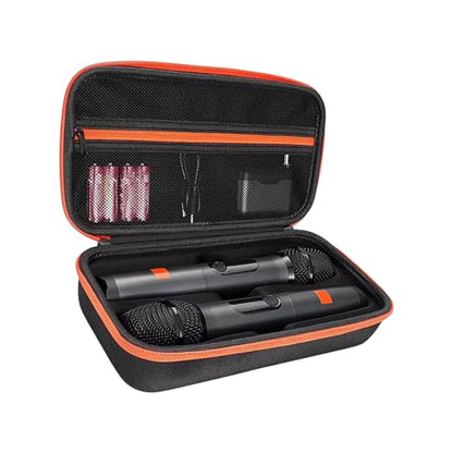 Portable Carrying Case with Padded for 2 Microphones & Outdoor Gear Minimalist Mics Storage for Musicians
