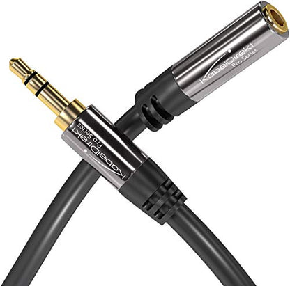 KabelDirekt – Headphone 3.5mm Extension Lead Cable – 10ft - size: 10 feet