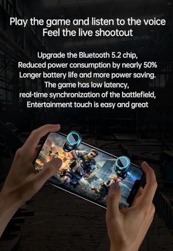 M25 Wireless Earbuds with LED Display, Touch Control, Noise Reduction, Waterproof, Stereo in-Ear Headphones