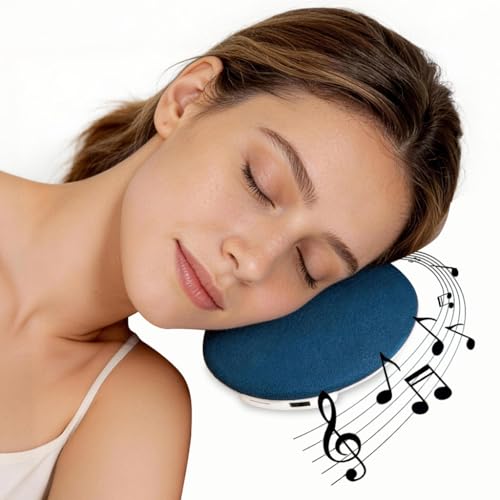 Under Pillow Speaker - Mini Portable Bluetooth Pillow Speaker for Sleeping with White Noise, Timer Ultra-Thin Wireless Sleep Aid Headphones for Adults, Kids, Side Sleepers